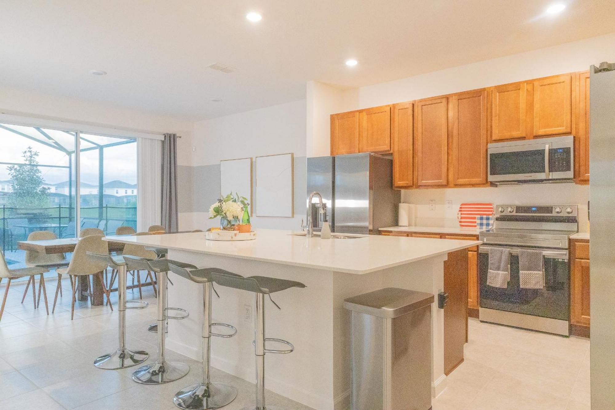 Waterfront Brand New Modern Luxury 8 Bedroom Pool House! Sleeps 16 Kissimmee Eksteriør bilde